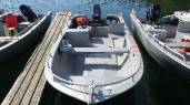 Nr.7_Aluboot (ca.17 ft) für bis zu 3 Personen, 30 PS 2 Takt Aussenborder, E-Starter und Lenkrad