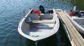 Nr.6_Aluboot (ca.17 ft) für bis zu 3 Personen, 30 PS 4 Takt Aussenborder, E-Starter und Lenkrad