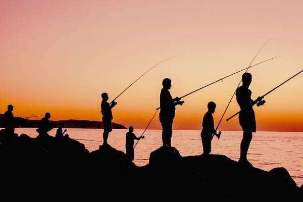 Angler im Boot Norwegen